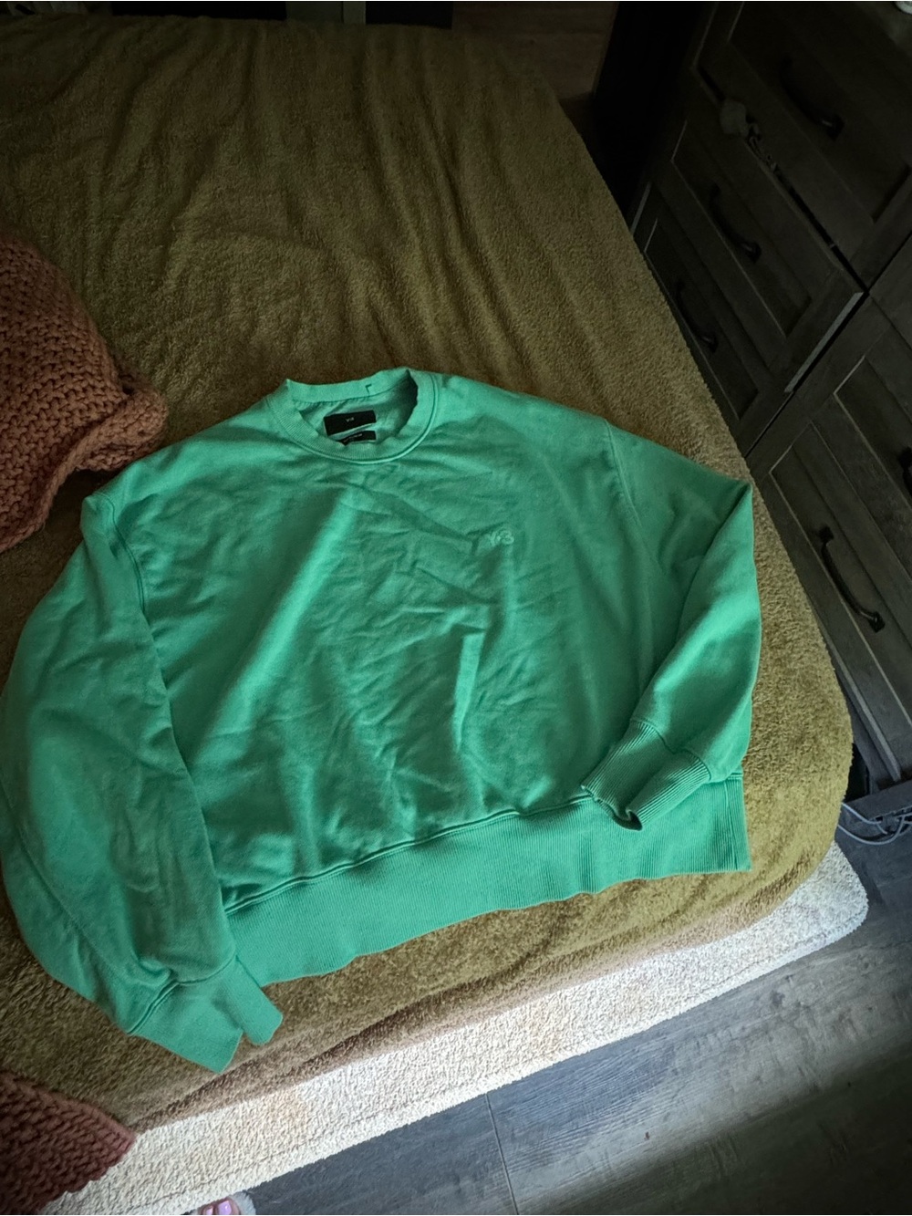Y-3 Mint Green Crewneck Sweatshirt
